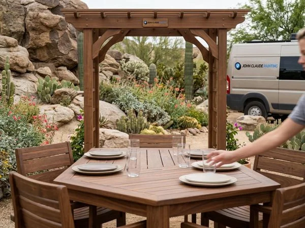 Wood Staining & Sealing project example 3