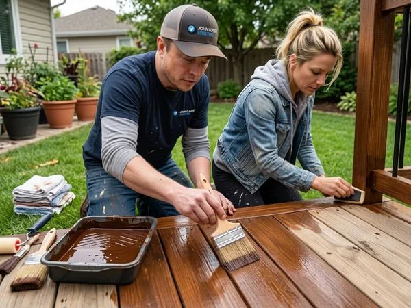 Wood Staining & Sealing project example 2